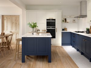 Hunton Porcelain and Hartforth Blue Kitchen