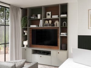 Portal Bay Green TV Unit