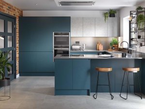 Remo Hartforth Blue and Unity Hayward Concrete Kitchen