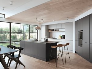 Zola Soft Matte Graphite and Light Grey
