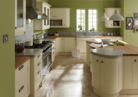 Broadoak Ivory Painted Kitchen Range