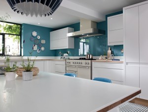 Remo Matt White Contemporary Kitchen