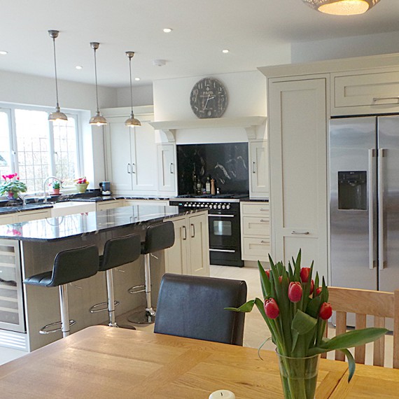 1909 Almond, Harpenden, Hertfordshire, Painted Kitchen