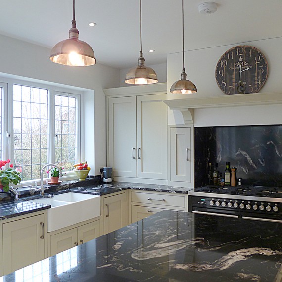 1909 Almond, Harpenden, Hertfordshire, Painted Kitchen