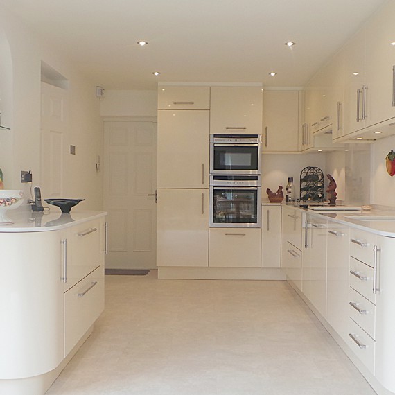 Avant Ivory, St. Albans, Hertfordshire, Contemporary Kitchen, Fitted Kitchen