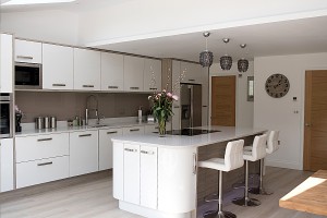 Zurfiz Glass, Wheathampstead, Hertfordshire, Contemporary Kitchen