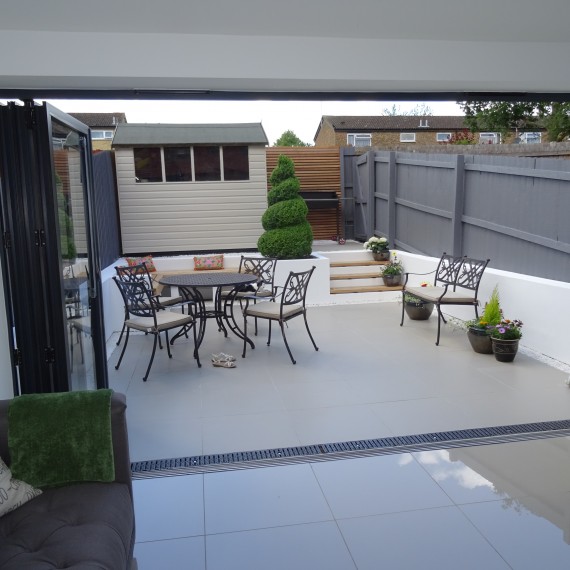 Milton Charcoal Contemporary Kitchen fitted for a client in Bragbury End, Hertfordshire