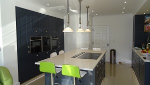 Milton Charcoal Contemporary Kitchen fitted for a client in Bragbury End, Hertfordshire