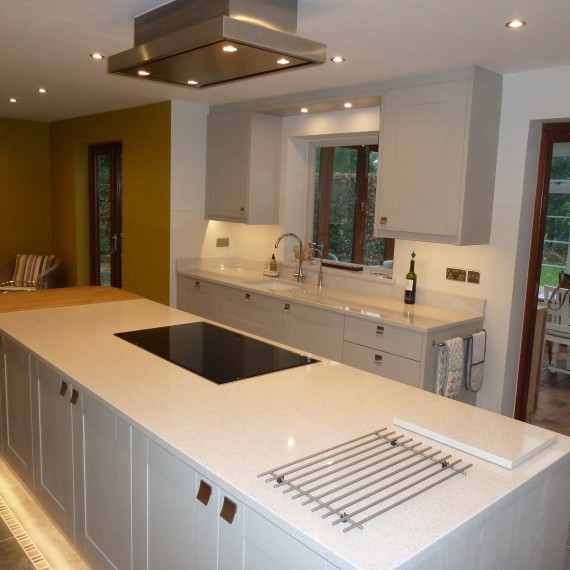 Broadoak Stone, Welwyn Garden City, Hertfordshire, Contemporary Painted Kitchen