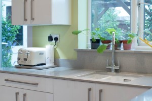 White Gloss kitchen in Stevenage