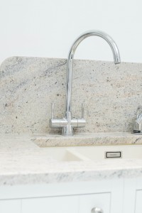 Blanco Undermounted Siligranit Sink and Quooker Tap