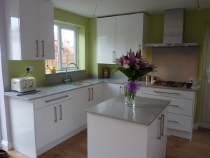 After - White Gloss Kitchen in Stevenage