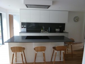 White Gloss and Dove Grey Kitchen fitted in Welwyn, Hertfordshire