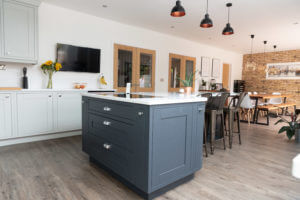 Partridge Grey and Charcoal Painted Kitchen