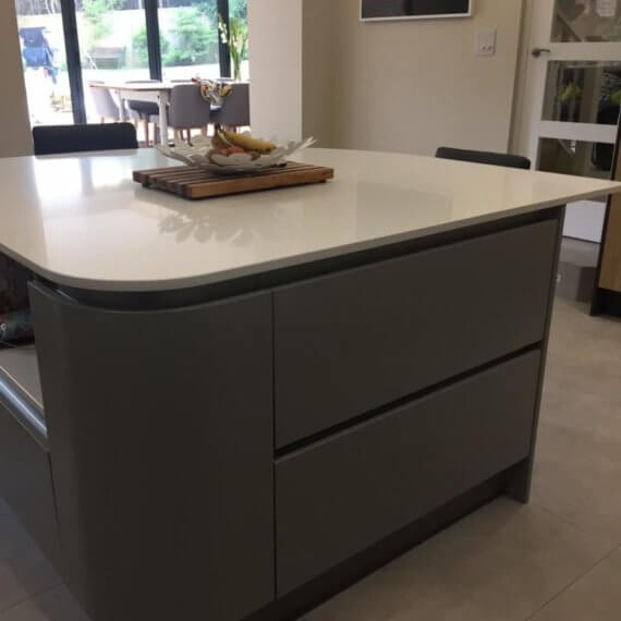 Graphite and Silver Grey Kitchen fitted in Welwyn, Hertfordshire