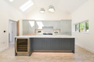 Partridge Grey and Slate Kitchen fitted in Weston, Hertfordshire