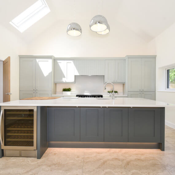 Partridge Grey and Slate Kitchen fitted in Weston, Hertfordshire