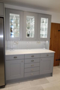 Silver Grey Kitchen fitted in Little Wymondley, Hertfordshire