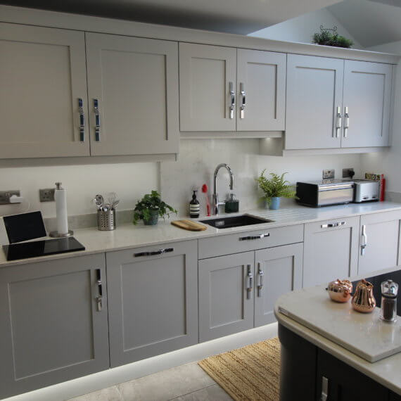 Grey Shaker kitchen fitted in Lower Stondon, Henlow