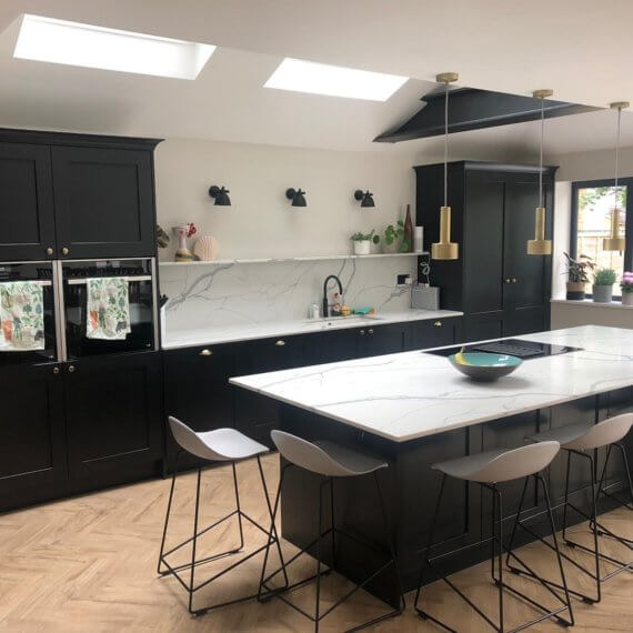Mornington Shaker Carbon Kitchen fitted in St Albans, Hertfordshire