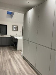 Light Grey and Dust Grey Kitchen