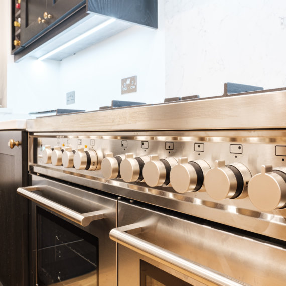 Brittania Range Cooker in Stainless Steel