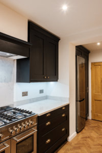 Carbon Black Kitchen fitted in Hitchin, Hertfordshire