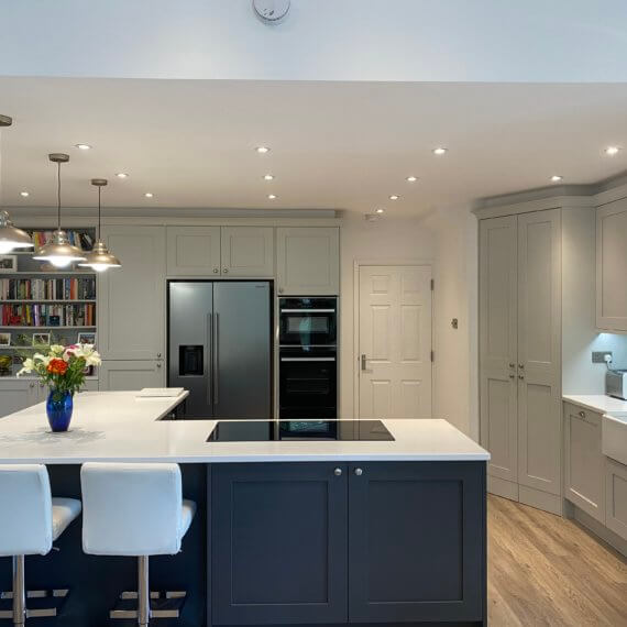 Dove Grey and Graphite Kitchen