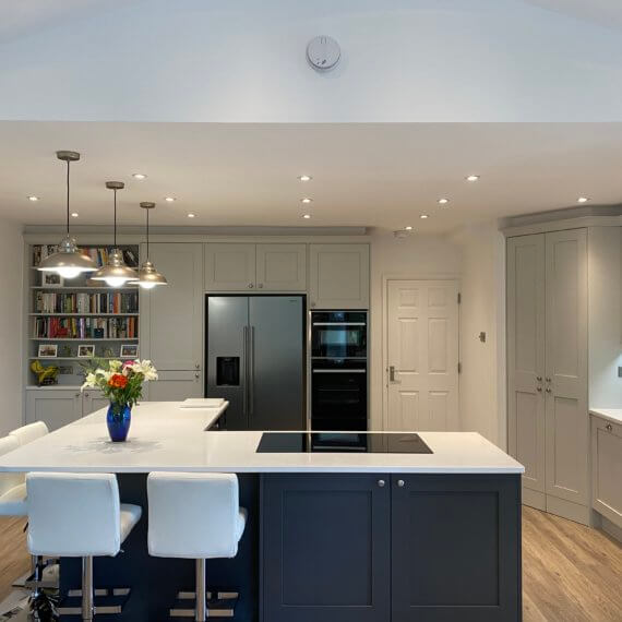 Dove Grey and Graphite Kitchen