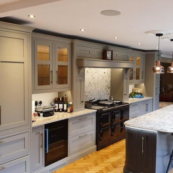 Suede and Graphite In-Frame Kitchen