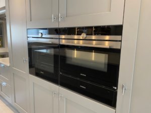 Siemens Combi Oven and Siemens Single Oven with warming drawer