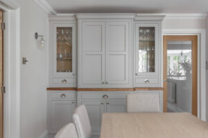 Bespoke dresser with glazing