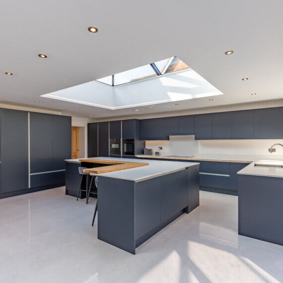 L-Shaped Kitchen Island