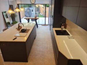 Soft Matte Handleless Kitchen Graphite